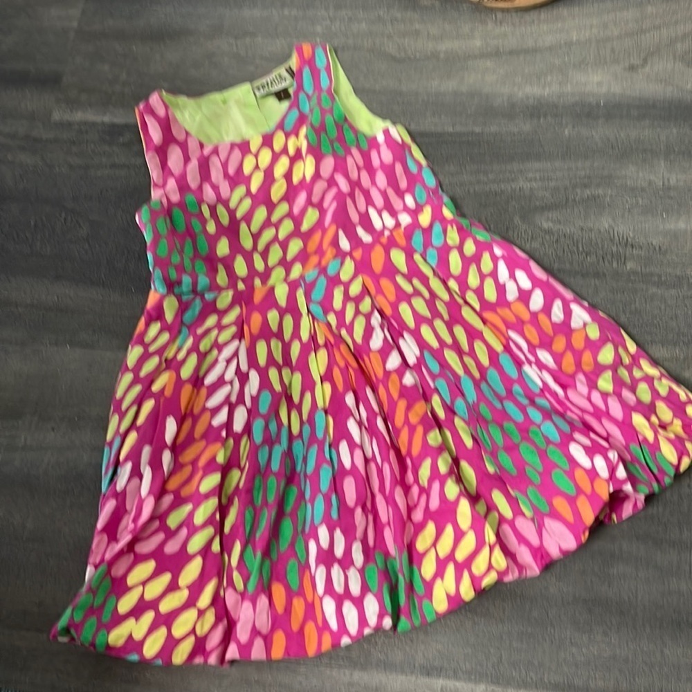 Sophie Catalou Atelier Girls Pink Dotted Sundress